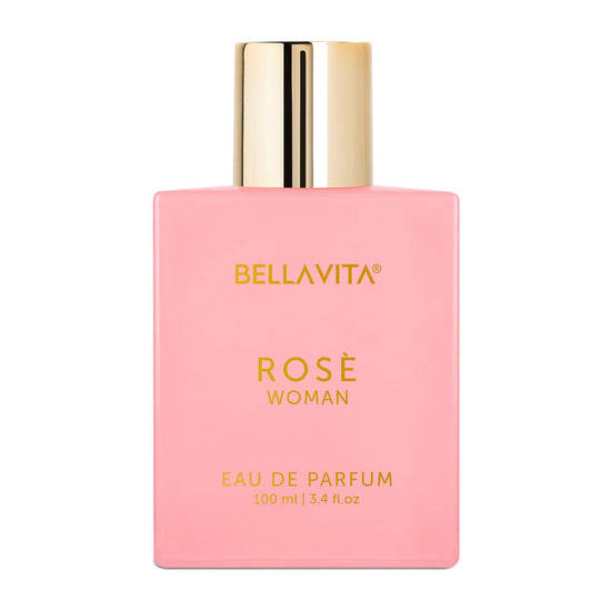 Bellavita Rose Women's Fragrance, 100ml - Perfume for Everyday Wear
