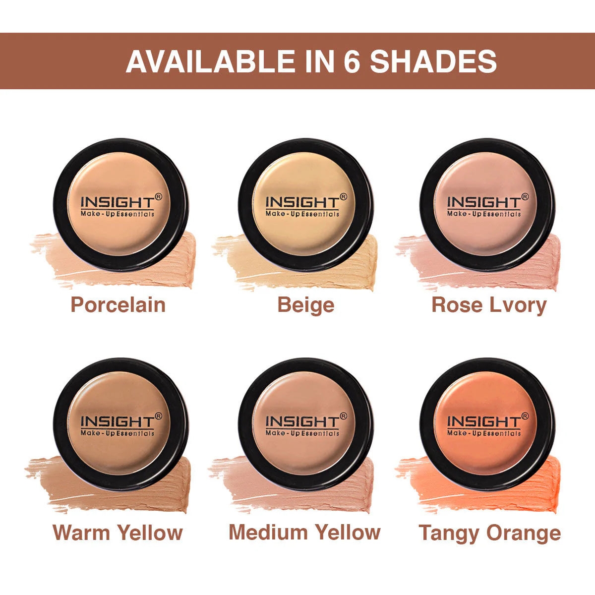 Concealer Warm Yellow | Full Coverage, Brightening & Long-Lasting